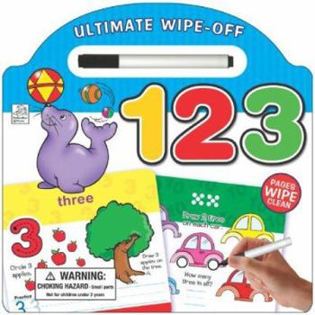 Board book 123 Ultimate Wipe Off [With Dry-Erase Marker] Book