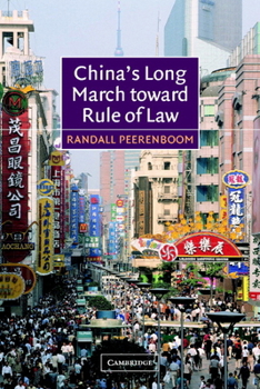 Paperback China's Long March Toward Rule of Law Book
