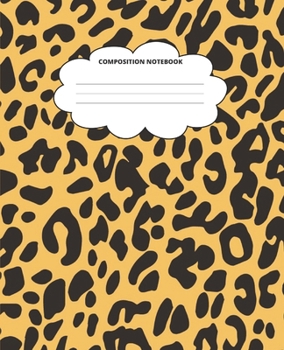 Animal Composition Notebook: Blank Lined Cute Notebooks for Girls Teens Kids School Writing Notes Journal (7.5 x 9.25 in)
