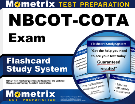 Cards NBCOT-COTA Exam Flashcard Study System: NBCOT Test Practice Questions & Review for the Certified Occupational Therapy Assistant Examination (Cards) Book