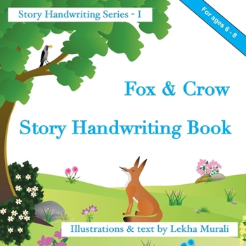 Paperback Fox & Crow Story Handwriting Book: Story Handwriting Series Book
