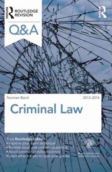 Paperback Q&A Criminal Law 2013-2014 Book