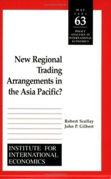 Paperback New Regional Trading Arrangements in the Asia Pacific Book