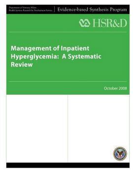 Paperback Management of Inpatient Hyperglycemia: A Systematic Review Book