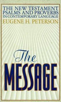 Hardcover The Message New Testament with Psalms and Proverbs-MS Book