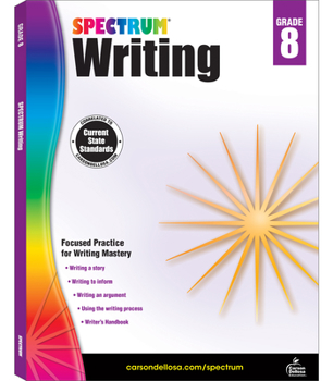 Paperback Spectrum Writing, Grade 8: Volume 42 Book