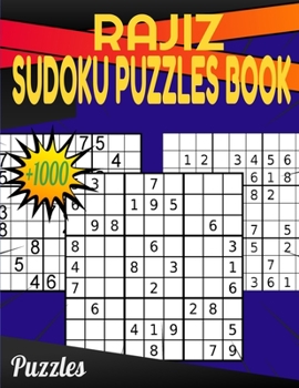 Paperback Rajiz Sudoku Puzzles book: Plus 1000 Puzzles From Easy to Hard Book