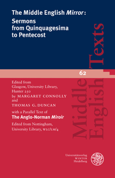 The Middle English 'Mirror': Sermons from Quinquagesima to Pentecost