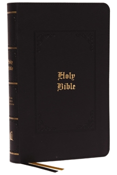 Imitation Leather Kjv, Personal Size Large Print Reference Bible, Vintage Series, Black Leathersoft, Red Letter, Thumb Indexed, Comfort Print: Holy Bible, King James Ve Book