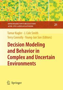 Hardcover Decision Modeling and Behavior in Complex and Uncertain Environments Book