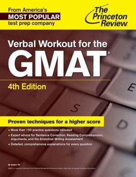 Paperback Verbal Workout for the Gmat, 4th Edition Book