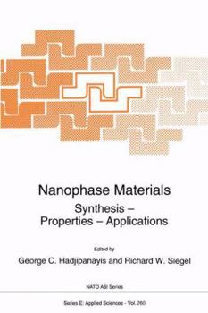 Paperback Nanophase Materials: Synthesis - Properties - Applications Book