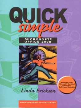 Spiral-bound Quick, Simple Microsoft Office 2000 Book