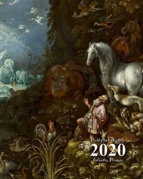 2020 Weekly and Monthly Calendar Planner: 12 Months Daily Schedule Organizer with Weekly Pages to Write Inspirational Christian Bible Verses, Reflections, Sermon Notes and Prayers