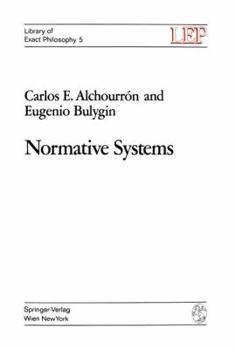 Paperback Normative Systems Book