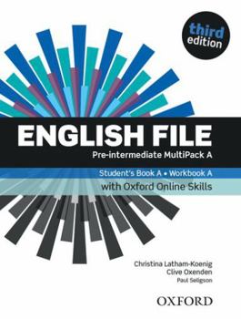 Paperback English File: Pre-Intermediate: Student's Book Multipack A with Oxford Online Skills Book