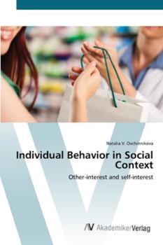 Paperback Individual Behavior in Social Context Book