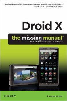 Paperback Droid X: The Missing Manual Book