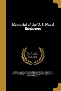 Paperback Memorial of the U. S. Naval Engineers Book