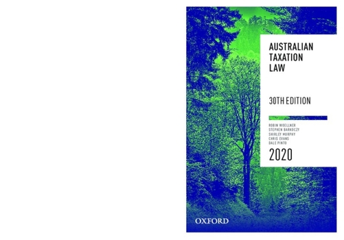 Paperback Australian Taxation Law 2020 Book