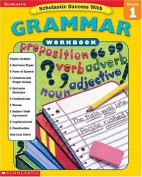 Paperback Scholastic Success With: Grammar Workbook: Grade 1 Book