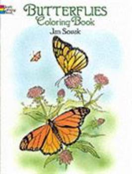 Paperback Butterflies Coloring Book