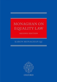 Hardcover Monaghan on Equality Law Book