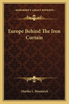 Paperback Europe Behind The Iron Curtain Book