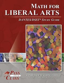 Paperback DSST Math for Liberal Arts DANTES Test Study Guide Book