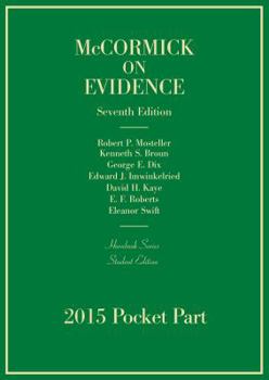 Paperback Evidence (Pocket Part) (Hornbooks) Book