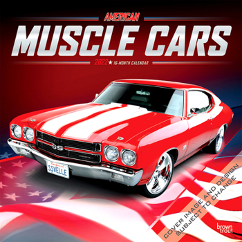 Calendar American Muscle Cars 2022 Square Book