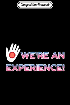Paperback Composition Notebook: We're an Experience - Ruby - Couple Universe Gem Journal/Notebook Blank Lined Ruled 6x9 100 Pages Book
