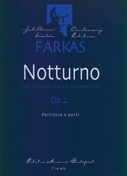 Paperback Ferenc: Notturno, Op. 2: Per Violino, Viola E Violoncello Book