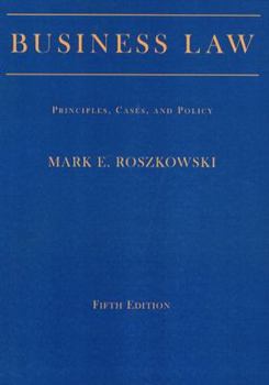 Hardcover Business Law: Principles, Cases, and Policy, Fifth Edition Book
