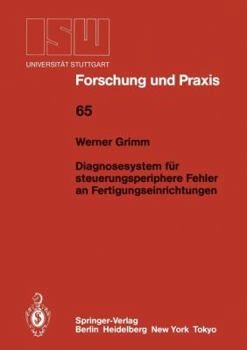 Paperback Diagnosesystem Für Steuerungsperiphere Fehler an Fertigungseinrichtungen [German] Book