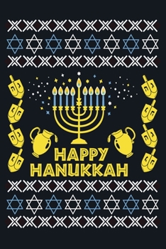 Happy Hanukkah: Jewish Matzu Balls Hebrew & Menorah Lined Journal
