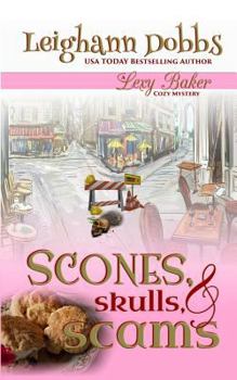 Paperback Scones, Skulls & Scams Book