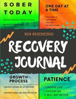 Paperback New Beginnings: Recovery Journal Book
