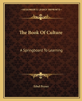 The Book Of Culture: A Springboard To Learning