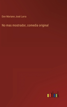 Hardcover No mas mostrador, comedia original [Spanish] Book