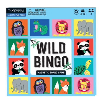 Board Game Wild Bingo Magnetic Board Game Book