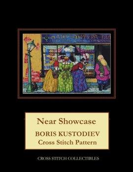 Paperback Near Showcase: Boris Kustodiev Cross Stitch Pattern [Large Print] Book