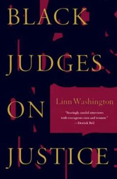 Hardcover Black Judges on Justice Book