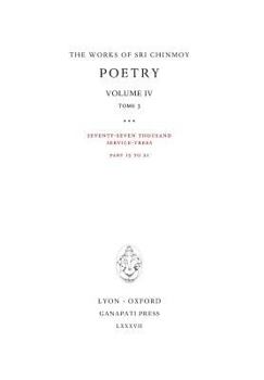 Hardcover Poetry IV, tome 3: Seventy-seven thousand Service-Trees, part 15-21 Book