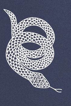 Notes: A Blank Lined Journal with Papercut Snake Cover Art