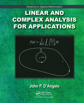 Paperback Linear and Complex Analysis for Applications Book