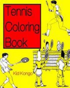 Tennis Coloring Book