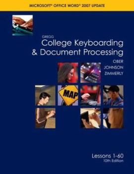 Spiral-bound Gregg College Keyboarding & Document Processing Microsoft Office Word 2007 Update: Lessons 1-60 Book