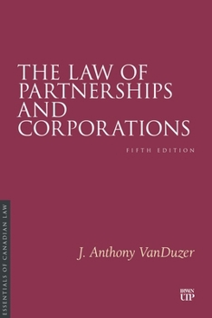 Paperback The Law of Partnerships and Corporations: Fifth Edition Book