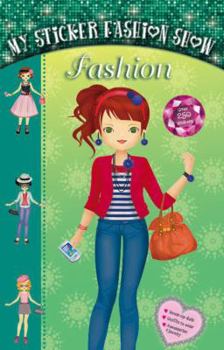 Spiral-bound My Sticker Fashion Show: Fashion Book